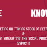 Upcoming – PEERE – KNOWeSCAPE combined meeting “Taking stock of peer review”
