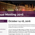 Bibliometrics and Information Retrieval: Creating Knowledge through Research Synergies – a workshop at the ASIST 2016, October 17 Copenhagen